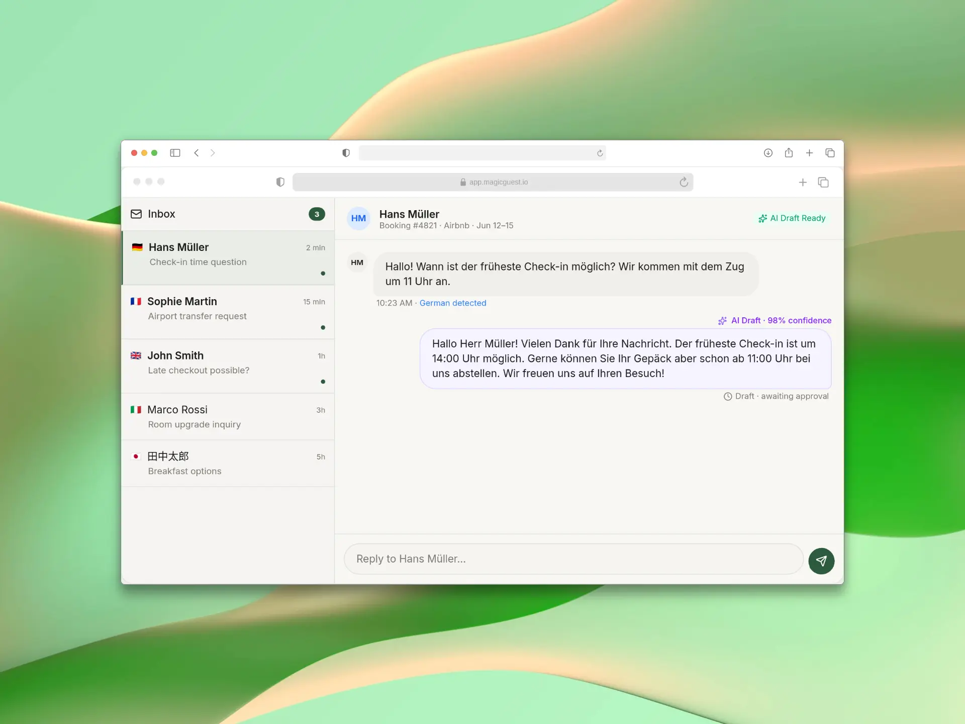 Automated Guest Communication